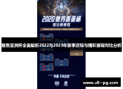 聚焦亚洲杯全面解析2022与2023年赛事进程与精彩赛程对比分析