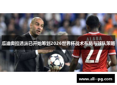 瓜迪奥拉透露已开始筹划2026世界杯战术布局与球队策略 瓜迪奥拉透露已开始筹划2026世界杯战术布局与球队策略